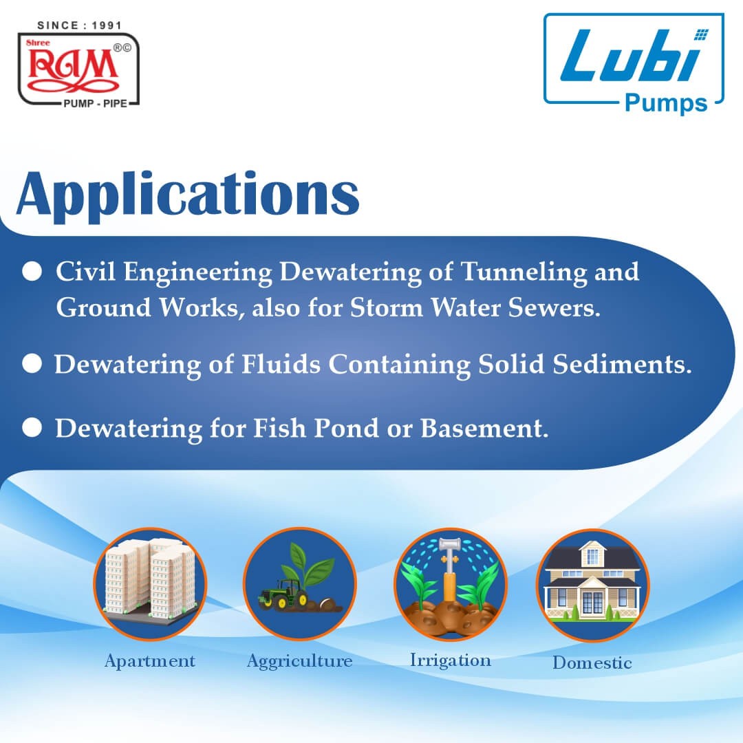 LUBI Heavy Duty Construction Drainage Pump